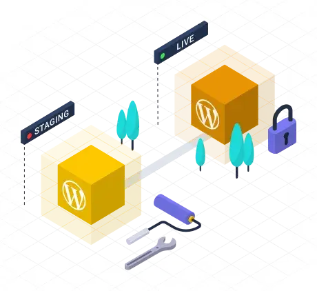 wordpress hosting staging